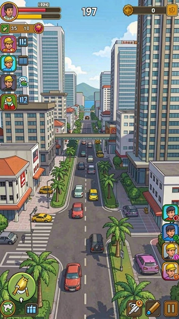 mc777 - Screenshot menampilkan karakter utama dalam aksi.