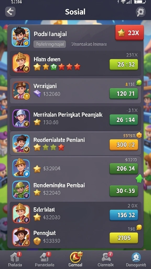 tvtoto - Interaksi sosial dengan pemain lain di dalam game.