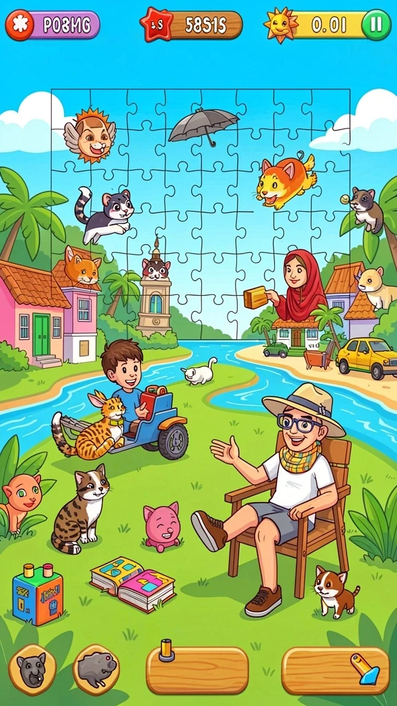watitoto - Tangkapan layar 3 menunjukkan misi tantangan yang harus diselesaikan.