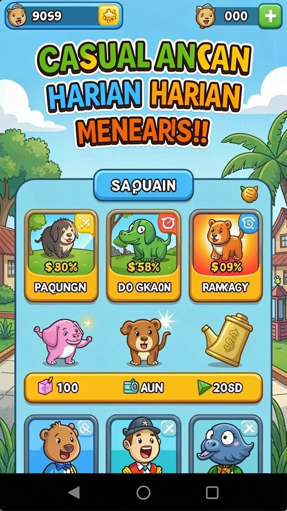 yoyo88 - Tampilan antarmuka yang modern dan menarik.